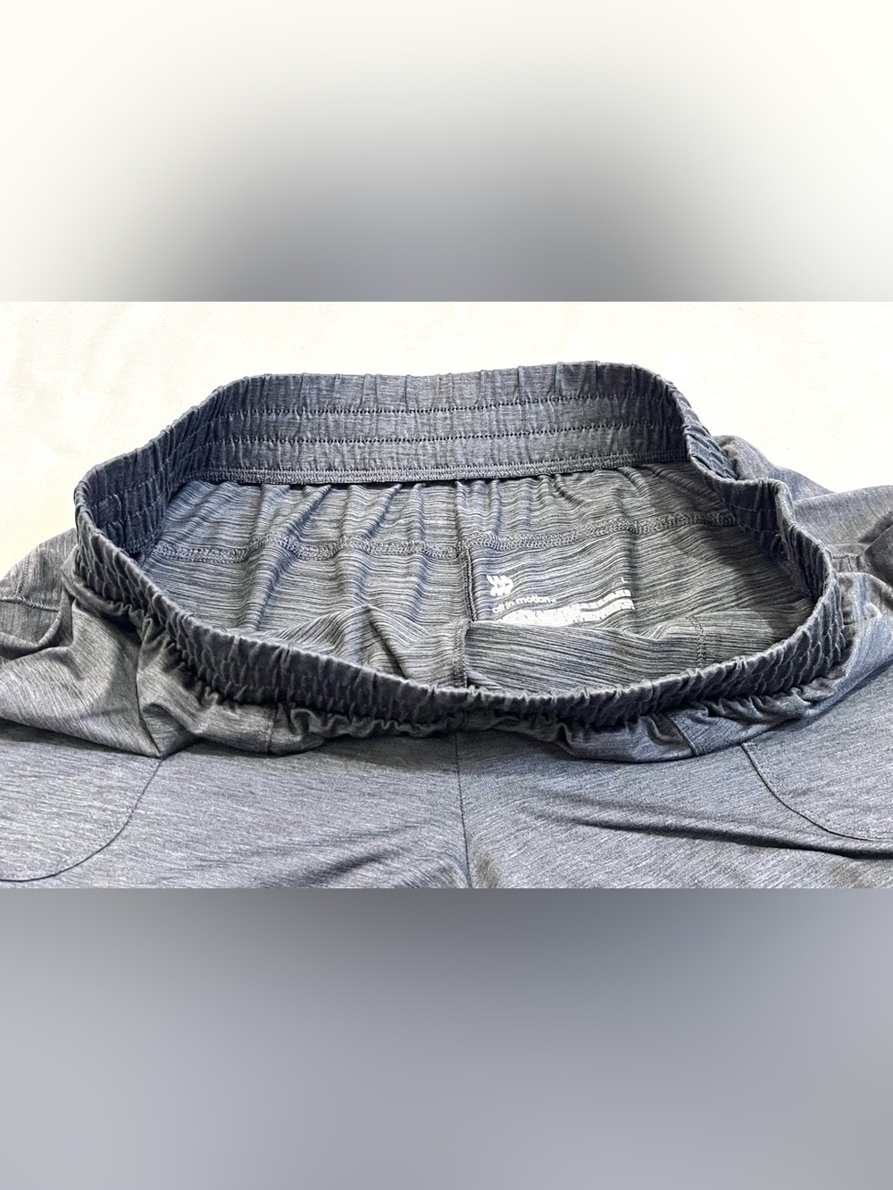 All in Motion Charcoal Gray Heather Athletic Shorts Pockets Women’s Size Large - Picture 9 of 16